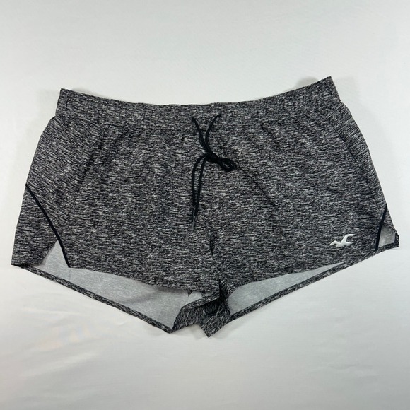 Hollister Pants - Hollister Gilly Hicks Womens Medium Gray Space Dye Active Running Shorts